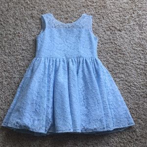 Pippa & Julie Blue Lace Dress